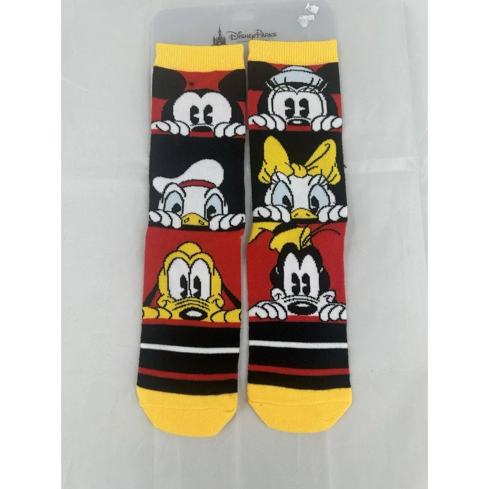 Disney Parks Exclusive:Adult‎ Socks;Mickey,Minnie,Donald, Goofy,Pluto,Daisy NWT